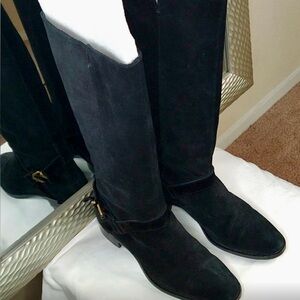 J Crew Leather High Boots 9